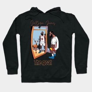 Lebron James goat Victor illustration artwork Hoodie